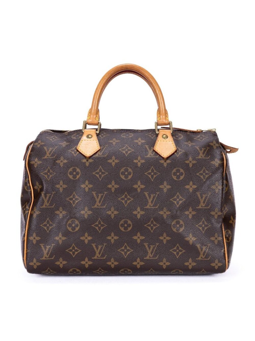 Louis Vuitton Speedy Brown Monogram Canvas Handbag